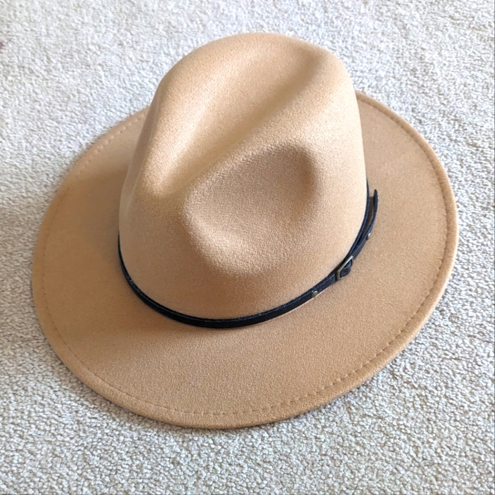 Vintage woolen fabric jazz hat